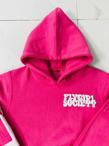 เสื้อฮู้ดพิมพ์ลายพัฟฟ์ใหม่ ผ้าฝ้ายฟลีซ 100% กางเกงวอร์มทรงหลวม สวมใส่สบาย ไซส์แฟชั่น ดีไซน์เรียบง่าย ราคาดี - Product Image 2