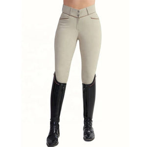 Pantalones de montar para niñas con logotipo personalizado al por mayor, ropa ecuestre, diseño ajustado para montar a caballo - Product Image 6