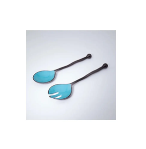 Pieza de diseño de servidor de ensalada de acero inoxidable con mango de fundición de acero espejado al mejor precio con embalaje personalizado para la venta - Product Image 5