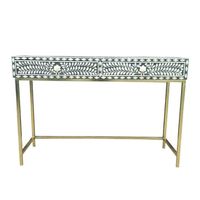 Bureau en incrustation de nacre et d'os de style antique pour décor haut de gamme Accepte le bureau en incrustation de vadrouille et d'os de personnalisation