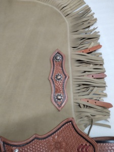 Chất Lượng Cao Da Phương Tây Chinks / Chaps Mềm Bền Bull Cưỡi & Đường Mòn Cưỡi Bánh Rodeo Chân Bảo Vệ - Product Image 4