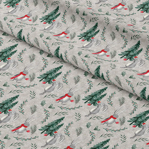 Lightweight Premium Polyester Digital Printed Fabric 2025 Christmas Design for Garments and Crafts - Product Image 6