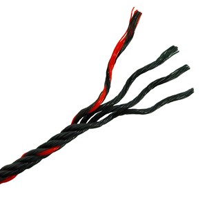 Malaisie haute qualité écologique PE noir et rouge corde de pêche 4.0MM * 4S * 220 mètres haute résistance et ténacité 20 pièces/sac 39.40KGS - Product Image 2