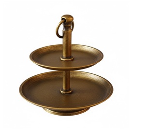 Nouveau design, support à gâteau en fonte d'aluminium, vaisselle d'hôtel, plateau à pâtisserie en métal, matériau en fer pour nouveaux outils à gâteau - Product Image 6