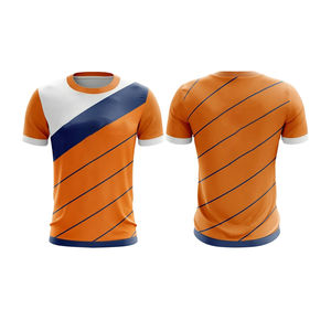 Venta al por mayor camisetas unisex 100% algodón personalizado sublimación impresa ropa deportiva de secado rápido ropa de entrenamiento hombres mujeres cuello redondo - Product Image 1