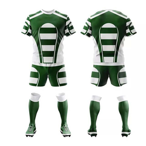 New Wholesale Hochwertige schnell trocknende Rugby-Sport bekleidung Uniform Set Custom Logo Football Wear - Product Image 3