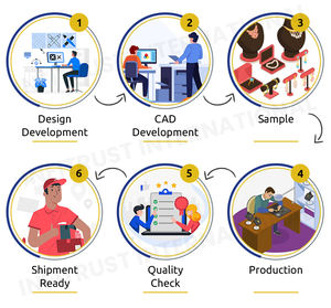 Proveedor de origen de la India de elegante colgante y pendientes con tachuelas de piedras de moissanita verde con diseño floral de color plateado oxidado - Product Image 6