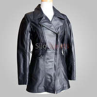 Veste matelassée en peau de mouton véritable noire pour femme, style luxueux, respirante, imperméable, coupe-vent, hiver, haute qualité