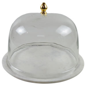 White Marble Base <b>Cake</b> <b>Stand</b> <b>Glass</b> Dome with Gold Knob Decorative Covered <b>Cake</b> <b>Stand</b> Designing Tabletop Designer <b>Cake</b> <b>Stand</b> - Product Image 2