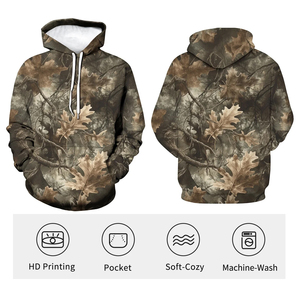 AINI WEAR Streetwear Regular Fit Solid <b>Camo</b> Hoodie Winter Eco-Friendly Windproof Quick Dry Drop Shoulder Full Sleeve <b>Men's</b> - Product Image 4