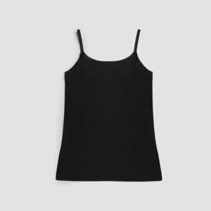 เสื้อกล้ามและเสื้อสายเดี่ยวสีดำ Essential Fit - Product Image 1