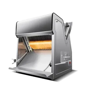 Mesin pemotong roti Crouton ultrasonik, pisau pengiris roti Ham/mesin pengiris makanan/mesin pemotong roti bakar