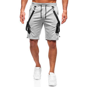 Mens Cotton Cargo <b>Shorts</b> Elastic Mid Rise Durable Fabric Side Pockets Breathable Quick Dry Designed for Outdoor Work Casual - Product Image 6