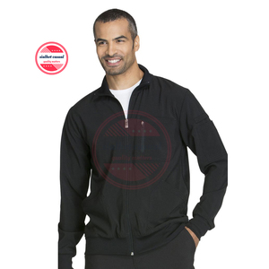 Chaqueta de manga larga con cierre de cremallera para hombre, uniforme de algodón y poliéster de calidad superior, con logotipo personalizado, para Hospital - Product Image 1