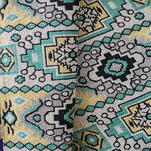 Bolsas de tela de algodón polivinílico suave de diseñador, bolso Jacquard Multicolor para viajes, compras gitanas, hilo teñido, venta al por mayor, urdimbre tejida - Product Image 4