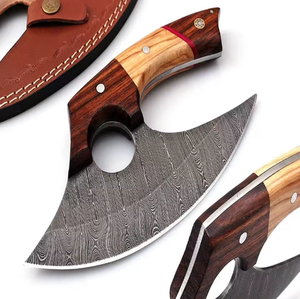 มีดอูลูทำมือปรับแต่งได้ทำจากสแตนเลสมีดตัดพิซซ่างานตามสั่งระดับพรีเมียม - Product Image 1