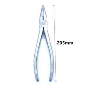 Veterinary Orthopedic Instruments Manual Orthopedic Flat <b>Nose</b> Pliers 20.5cm 16cm Serrated Jaws Bone Forceps <b>Pin</b> Kirschner Wire - Product Image 2