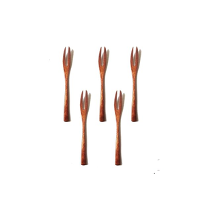 Fourchette en bois cuillère et vaisselle ensemble coréen rétro bois Grain Clip poignée pour une taille personnalisée au meilleur prix - Product Image 2