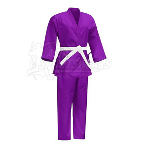 Trajes de Jiu Jitsu para Adultos de la Mejor Calidad, Duraderos, Transpirables, de Secado Rápido, 100% Algodón, Logotipo Frontal, Hechos en Pakistán - Product Image 3