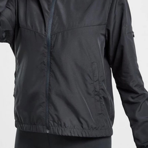 Veste coupe-vent de haute qualité OEM avec logo personnalisé imprimé de velours côtelé en polyester avec impression numérique à fermeture éclair Vêtements de sport d'extérieur pour hommes Plus - Product Image 3