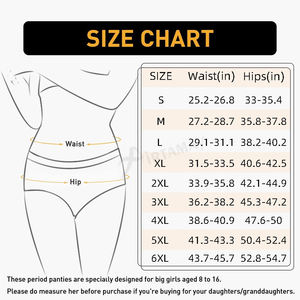 4 capas de protección completa funcional Pantis Para Periodo Menstrual Oeko Tex a prueba de fugas período de menstruación ropa interior para niñas - Product Image 6