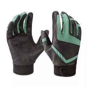 Guantes de bateo de béisbol para hombre con logotipo personalizado 2025, cuero antideslizante con agarre fuerte resistente al desgaste para posición de receptor - Product Image 1