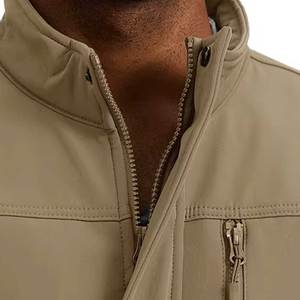 Veste Softshell pour homme de haute qualité fabriquée professionnellement, style fermeture éclair, veste Softshell pour homme, service personnalisé OEM - Product Image 6