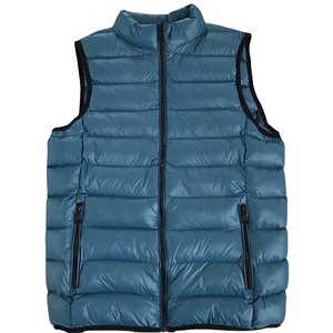 Manteau d'hiver personnalisé gilet bouffant gilet hommes hiver sans manches coupe-vent chaud gilet veste hommes - Product Image 3