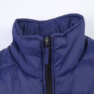 2025 conception personnalisée doudoune pour hommes épais chaud vêtements de plein air col montant fermeture à glissière coupe ample hommes veste à bulles - Product Image 4