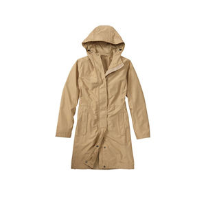 High Quality High Visibility Reflective Waterproof Canvas Rain Jacket Windbreaker <b>Detachable</b> Hood Front Zipper Closure Solid - Product Image 4