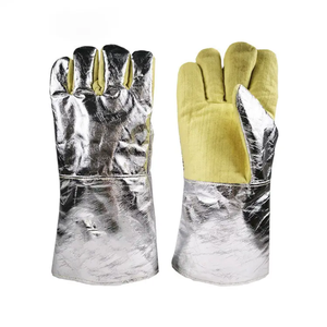 High Quality Polyester Welding Gloves Durable <b>Heat</b> Flame Resistant Breathable Touchscreen Daily Sports Use Strong Protection - Product Image 6