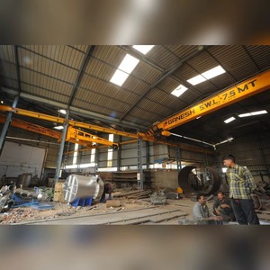 Pont roulant à poutre unique SGOVERHEAD 1-10 tonnes portée 5-40 m atelier électrique lourd prix usine gros OEM - Product Image 1