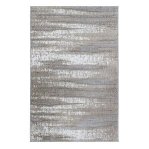 Alfombra de Baño Rectangular Jodie 70x120cm Color Crudo, de Algodón Reciclado con Patrón Abstracto Jacquard, Hecha en Turquía - Product Image 2