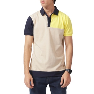 2025 Color personalizado para hombre para Polo manga corta transpirable estilo callejero patrón sólido nueva colección de verano - Product Image 1