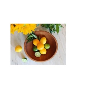 Wholesale Large Acacia Wood Bowl for Table <b>Decor</b> Fruits Salads Sample for Handmade <b>Kitchen</b> <b>Accessories</b> Wood Bowl - Product Image 1