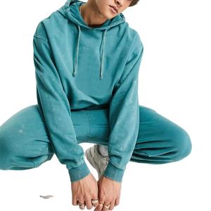 ชุดวอร์มล้างกรดของผู้ชายแบบระบายอากาศได้ดีมีปกเสื้อมีฮู้ดลายแสงแดดปรับสีได้ตามต้องการโลโก้สำหรับฤดูหนาว - Product Image 6