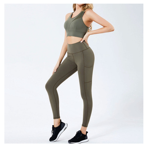 Pakistan Manufacturer New Design Professional Women Yoga Set Women Yoga Set In <b>Cheap</b> Price New Arrival Women Yoga Set - Product Image 5