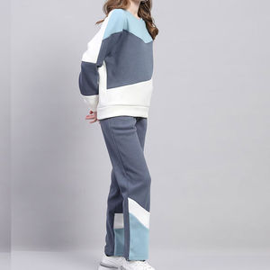 ชุดวอร์มผู้หญิงสีพื้นโลโก้สั่งทำ ผ้าฝ้ายออร์แกนิคกันน้ำ เป็นมิตรกับสิ่งแวดล้อม เหมาะสำหรับออกกำลังกายและวิ่ง - Product Image 2