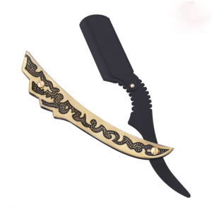 2024 Hot Sale High Quality Single Disposable Stainless Steel <b>Straight</b> <b>Edge</b> Barber Shaving <b>Razor</b> Custom for Face Underarm Use - Product Image 1