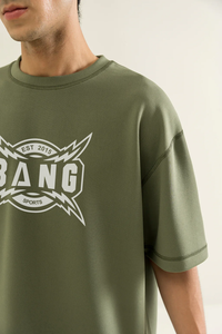 เสื้อยืดแขนสั้นผ้าสแปนเด็กซ์/ โพลีเอสเตอร์สำหรับผู้ชายเสื้อพิมพ์ลายสกรีนผ้าไหมคุณภาพสูงซักง่ายขนาด180กรัม - Product Image 2