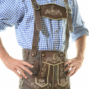 Nouveaux arrivages de shorts Lederhosen bavarois traditionnels pour hommes Octoberfest Shorts uniques personnalisés Vêtements bavarois - Product Image 3