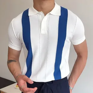เสื้อยืดแขนสั้นผ้าแคนวาสเนื้อผสมโพลีเอสเตอร์/คอตตอน น้ำหนักเบา คุณภาพสูง ลายเรียบ รับสกรีนโลโก้ แห้งเร็ว สำหรับผู้ชาย - Product Image 6