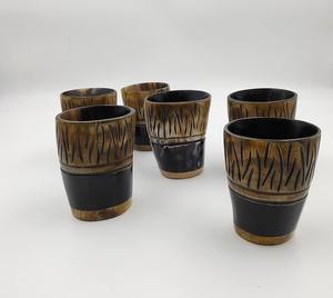 Vasos de Chupito Estilo Vikingo Medieval de Alta Calidad, Vasos de Cuerno de Buey, Diseño Nórdico, Estilo Animal Pulido, Decoración Navideña - Product Image 6