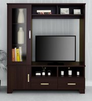 Meilleures ventes - Étagères TV - Meubles sur mesure - Étagères TV en bois d'acacia massif à bord naturel, style moderne et luxueux