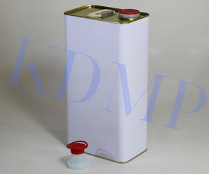 Boîte de conserve carrée de qualité supérieure 5L couvercle étanche pour emballage chimique d'huile de peinture conteneur en métal de qualité supérieure - Product Image 4