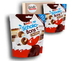 Kinder Schoko-Bons Milk Chocolate with Milk Filling and Nuts 125 g (4.4oz)