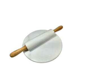 Customized Size Polished <b>Marble</b> <b>Rolling</b> <b>Pin</b> with Smooth Wooden Handles Pastry Board <b>Rolling</b> <b>Pins</b> & Boards - Product Image 6
