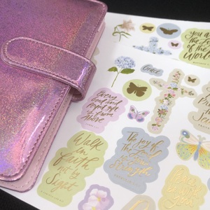 Adesivi Fustellati con Versetti Biblici Cristiani per Scrapbooking, Diari e Studi Biblici - Product Image 4