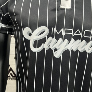 เสื้อเบสบอลเยาวชนแบบซับลิเมชั่น ผ้าโพลีเอสเตอร์ 100% ราคาโรงงาน ปรับแต่งโลโก้ได้ - Product Image 4
