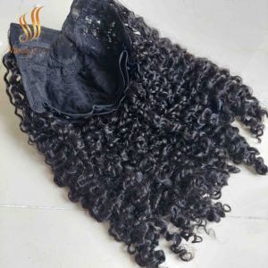 วิกผมหยิกเป็นคู่คุณภาพสูงทำจากเส้นผมมนุษย์เวียดนาม - Product Image 1